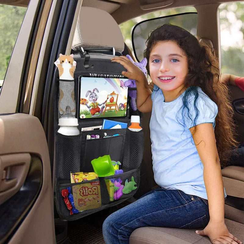 Crispella Backseat Organizer with Tablet Holder for the Tech-Ready Driver