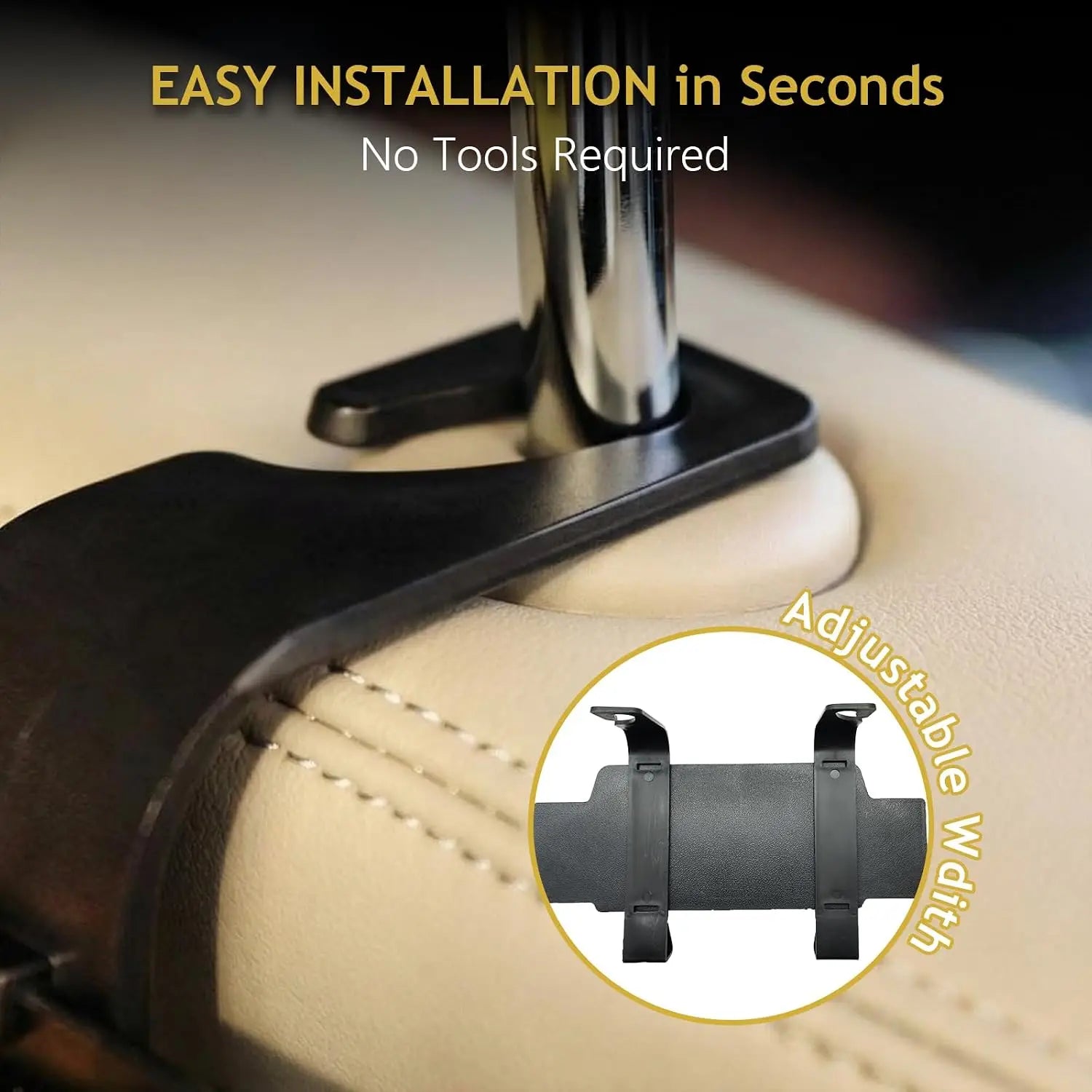 Crispella Backseat Organizer Loaded with Pockets, Hooks & More