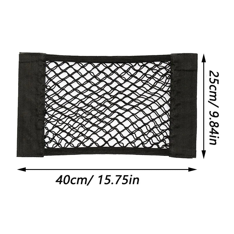 Crispella Trunk Net Organizer That Sticks, Stretches & Stores