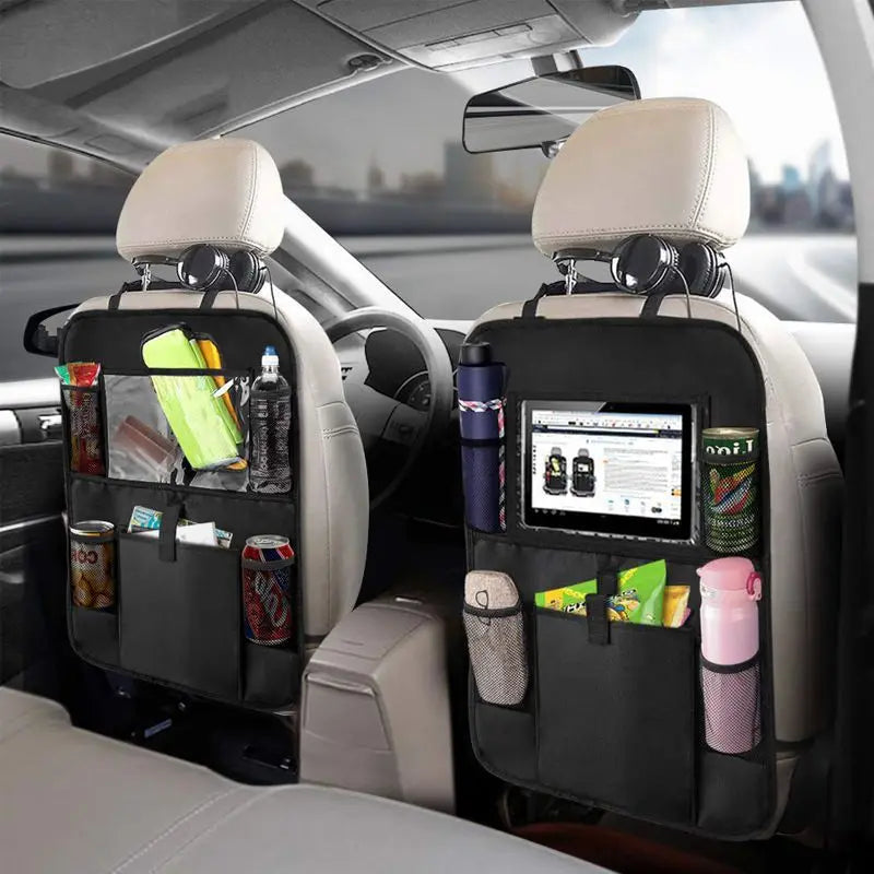 Crispella Backseat Organizer with Tablet Holder for the Tech-Ready Driver