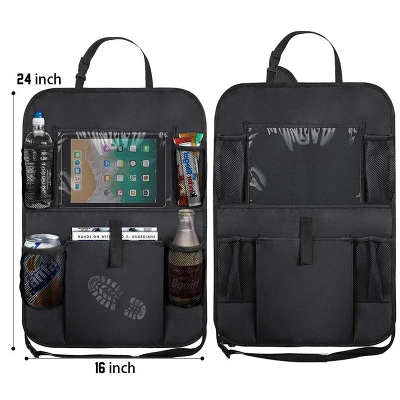 Crispella Backseat Organizer with Tablet Holder for the Tech-Ready Driver